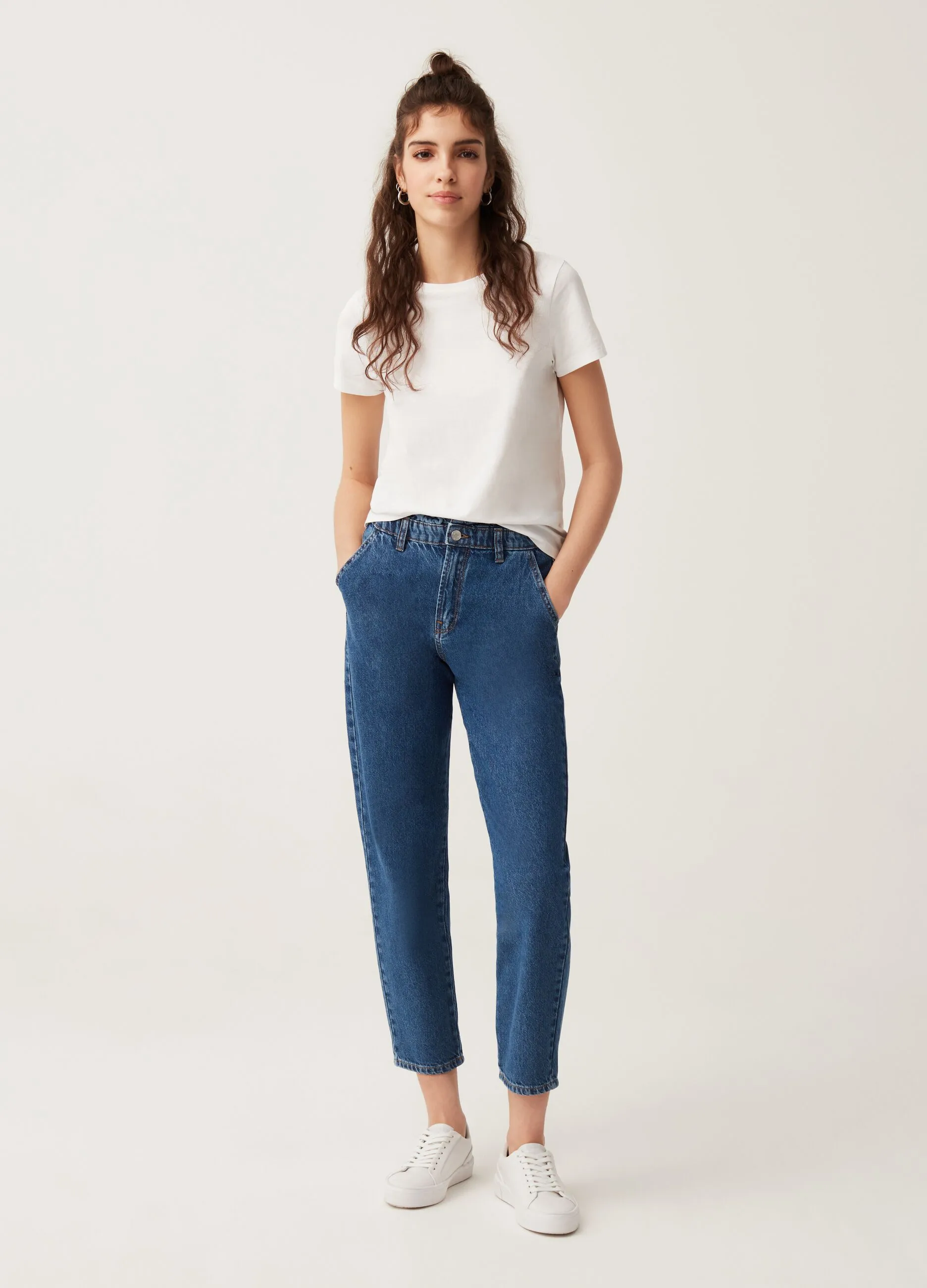 Jeans cropped slouchy