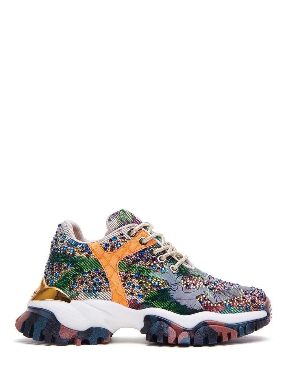 Joia Paris     Sneakers JEWEL GREEN ORANGE