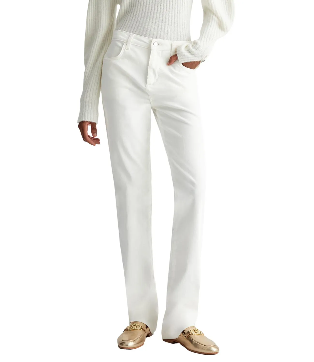 Liu Jo pantalone bianco lana donna