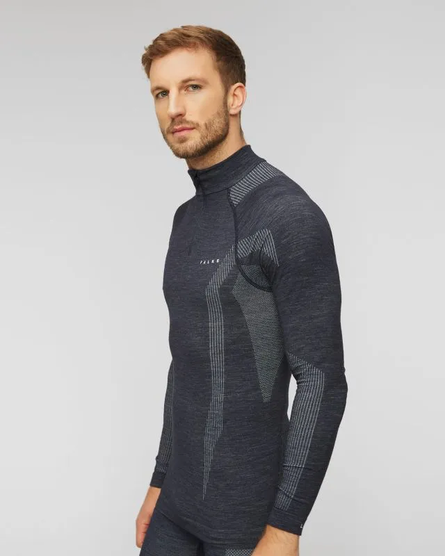 Longsleeve męski Falke Wool-Tech Zip 33480-6116