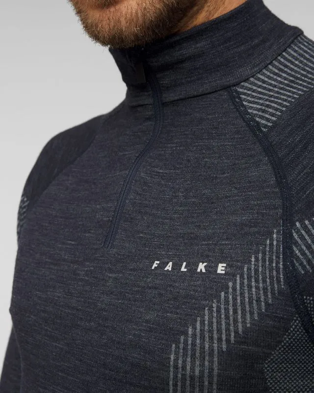 Longsleeve męski Falke Wool-Tech Zip 33480-6116