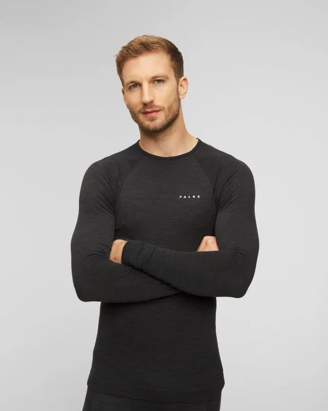 Longsleeve termoaktywny męski Falke Wool-Tech 33481-3000