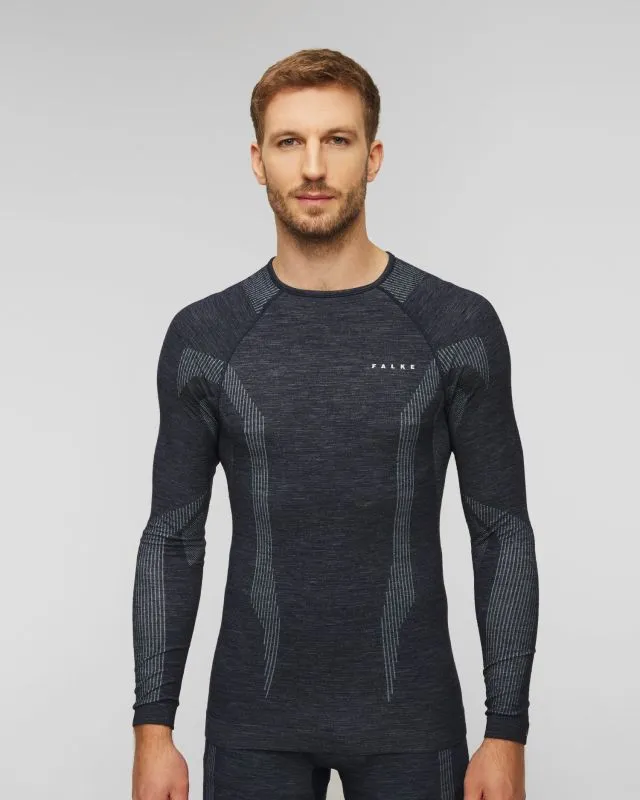 Longsleeve termoaktywny męski Falke Wool-Tech 33481-6116