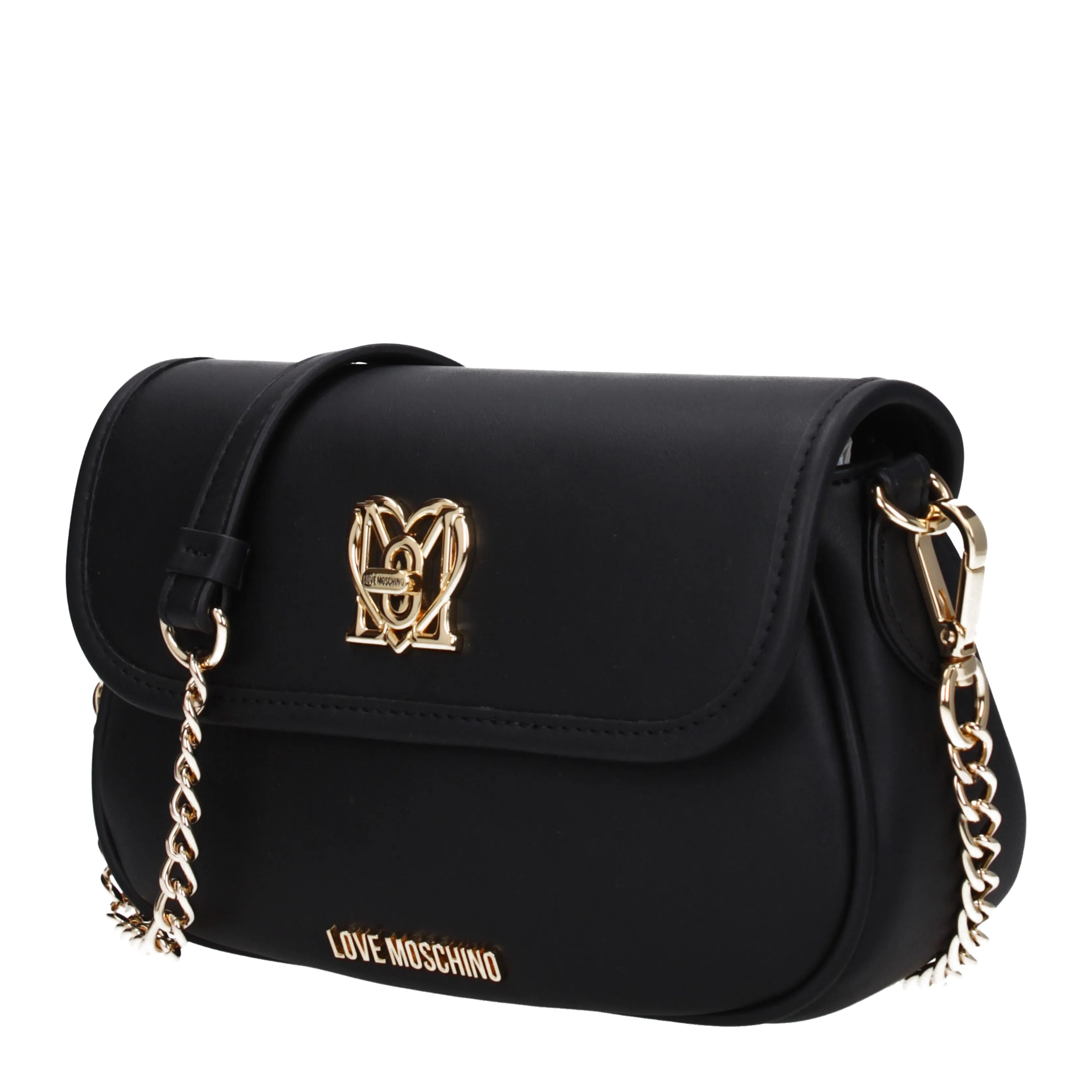 Love Moschino Borse a Spalla Donna Poliuretano Nero