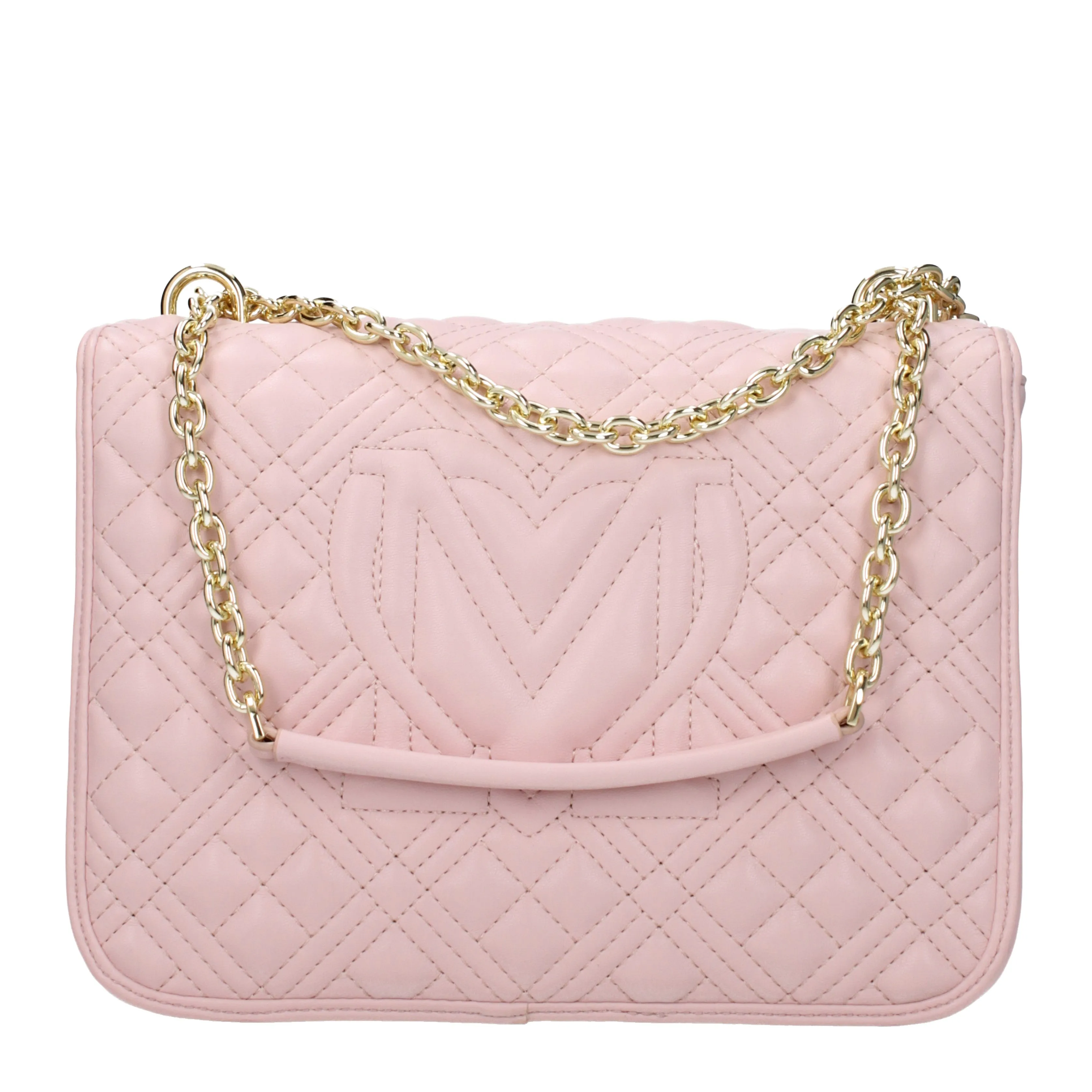 Love Moschino Borse a Spalla Donna Poliuretano Rosa