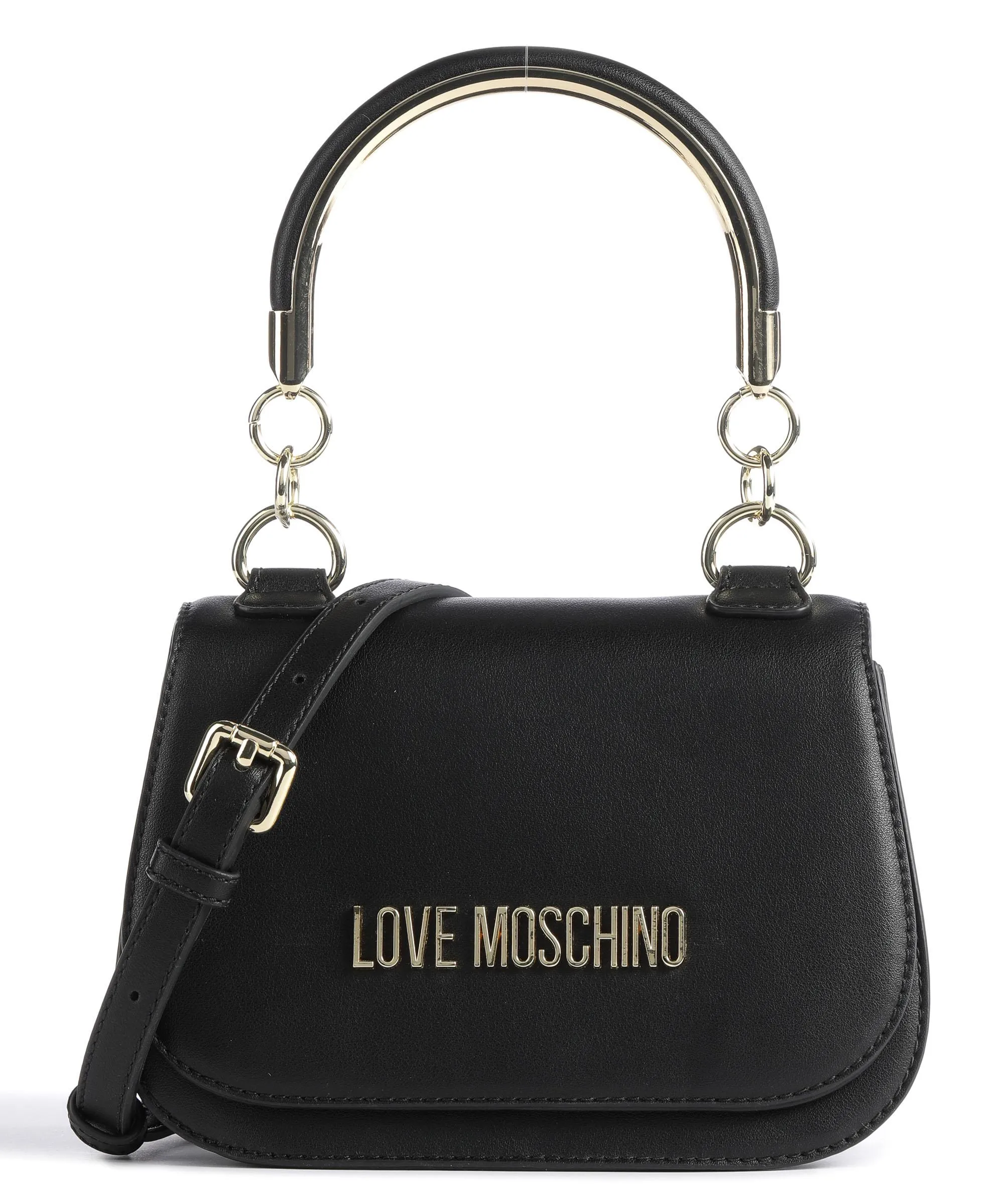  Love Moschino Smart Daily Borsa a tracolla pelle sintetica nero  