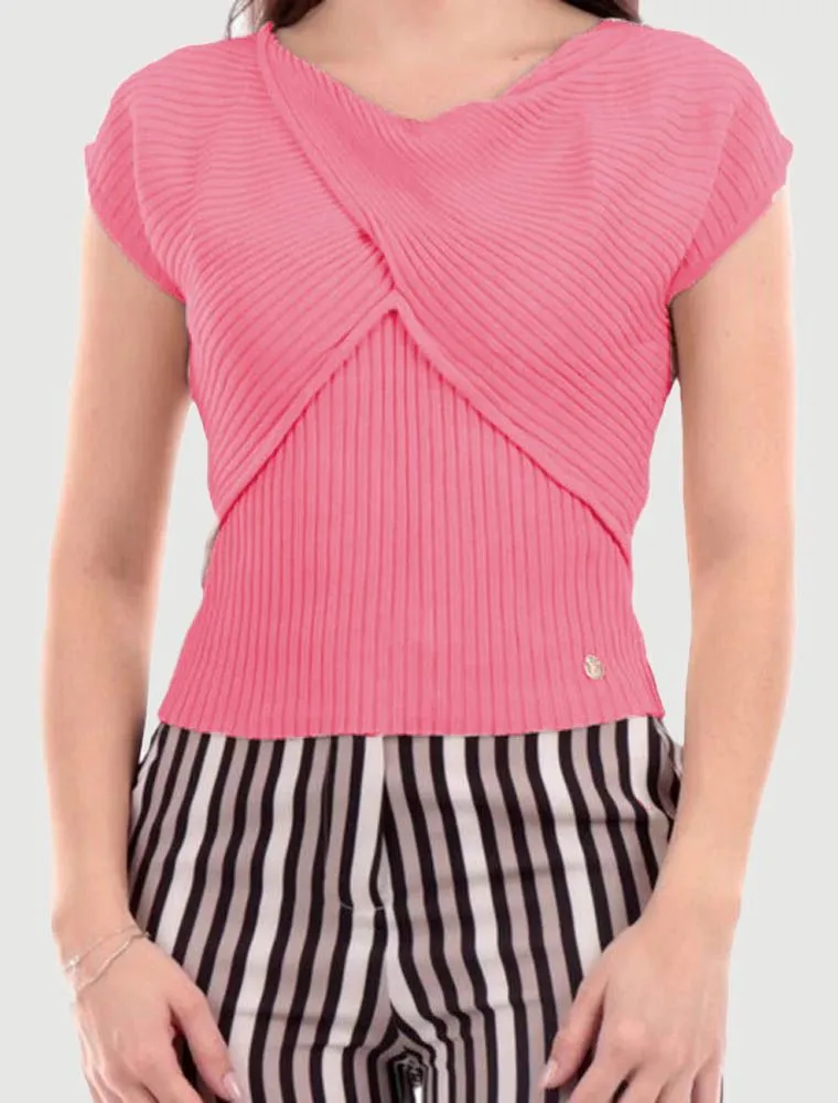 Maglia Manica Corta Yes Zee - Rosa