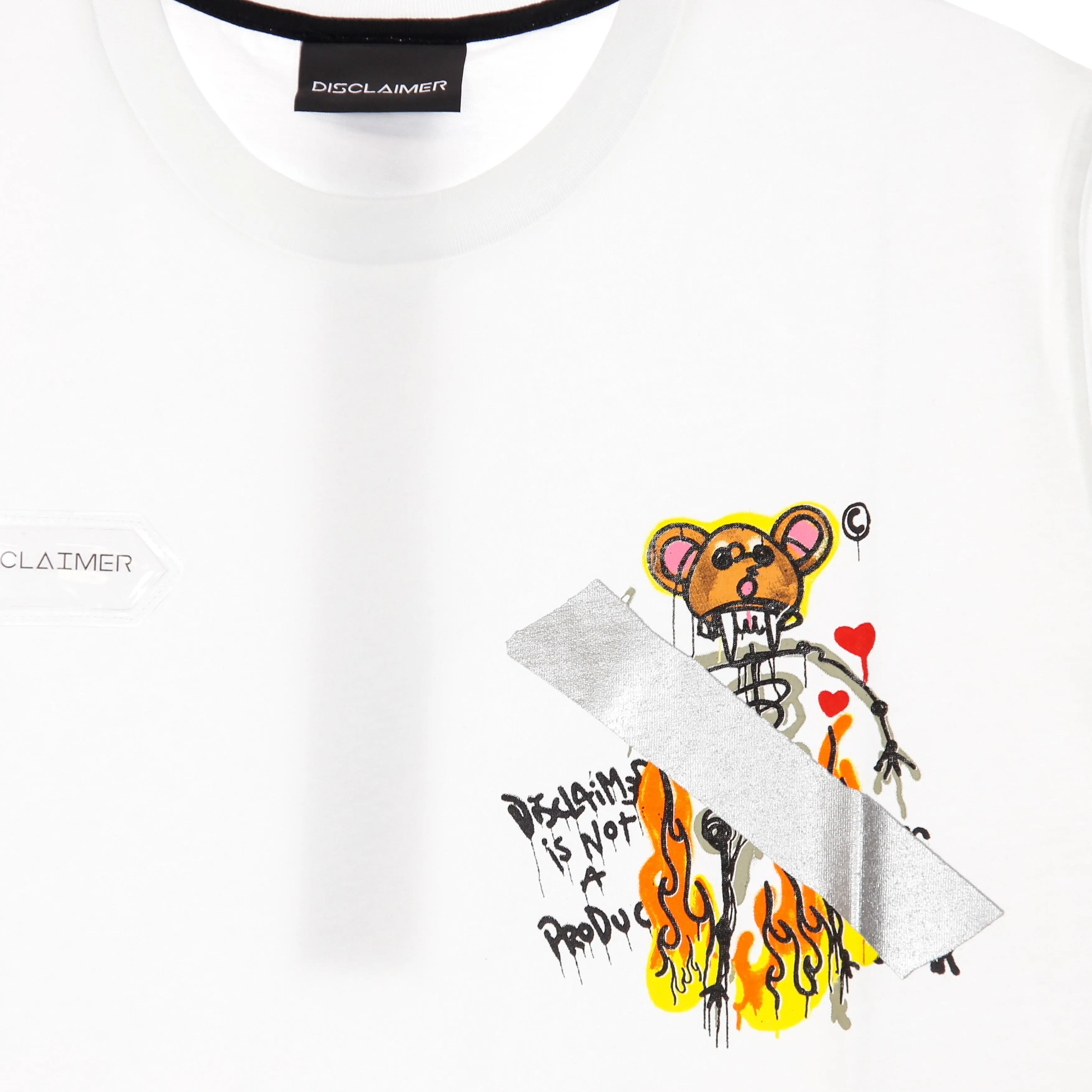 Maglietta Uomo Bear Tee White