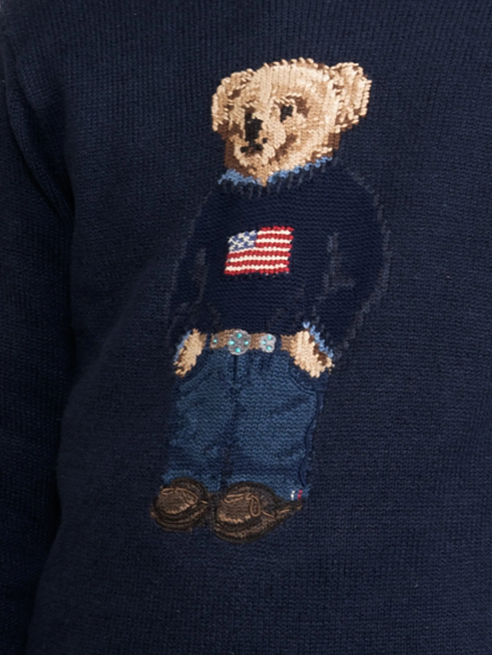 Maglione con Polo Bear Blu