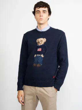 Maglione con Polo Bear Blu