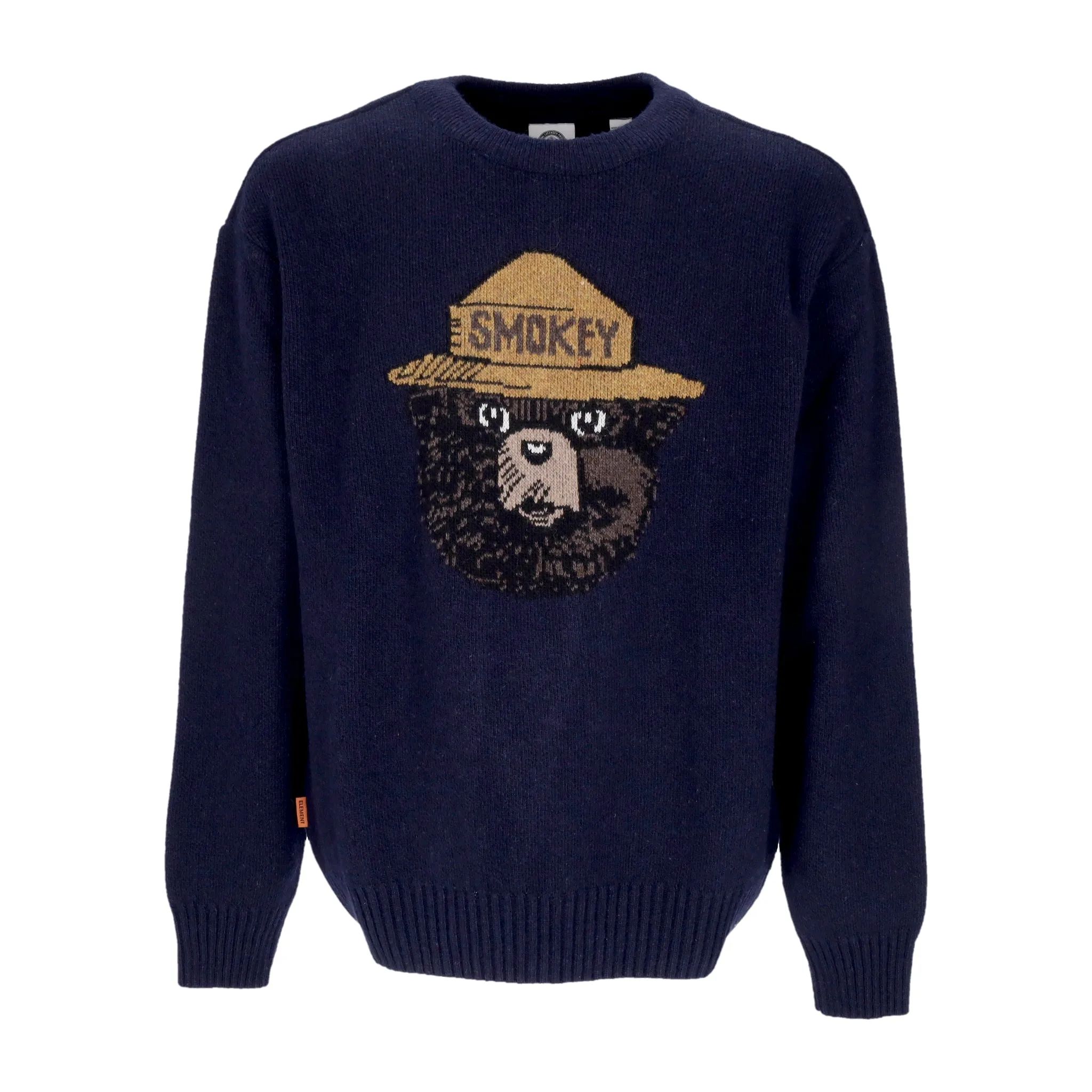 Maglione Uomo Jacquard Sweater X Smokey Bear Eclipse Navy