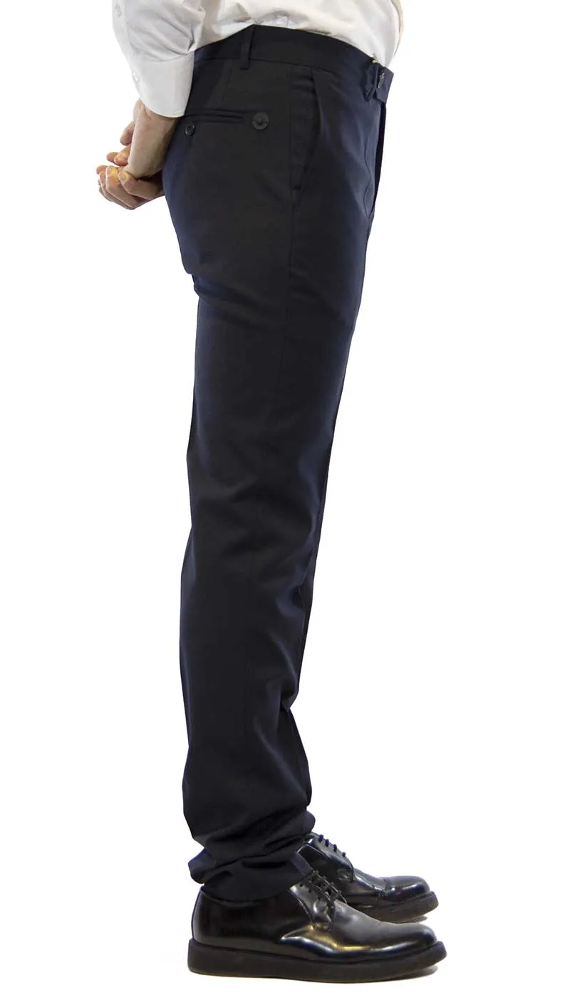 Manuel Ritz  Pantalone uomo blu in lana. 2732P1858 193543