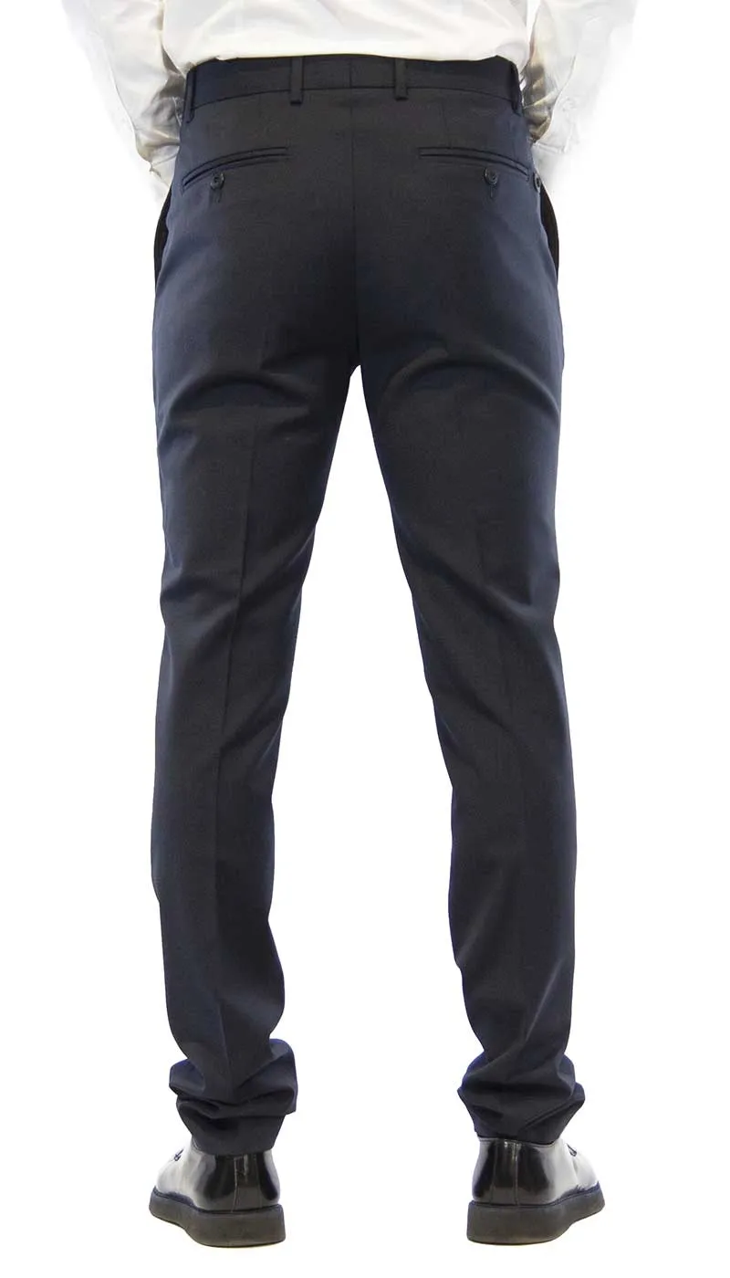 Manuel Ritz  Pantalone uomo blu in lana. 2732P1858 193543