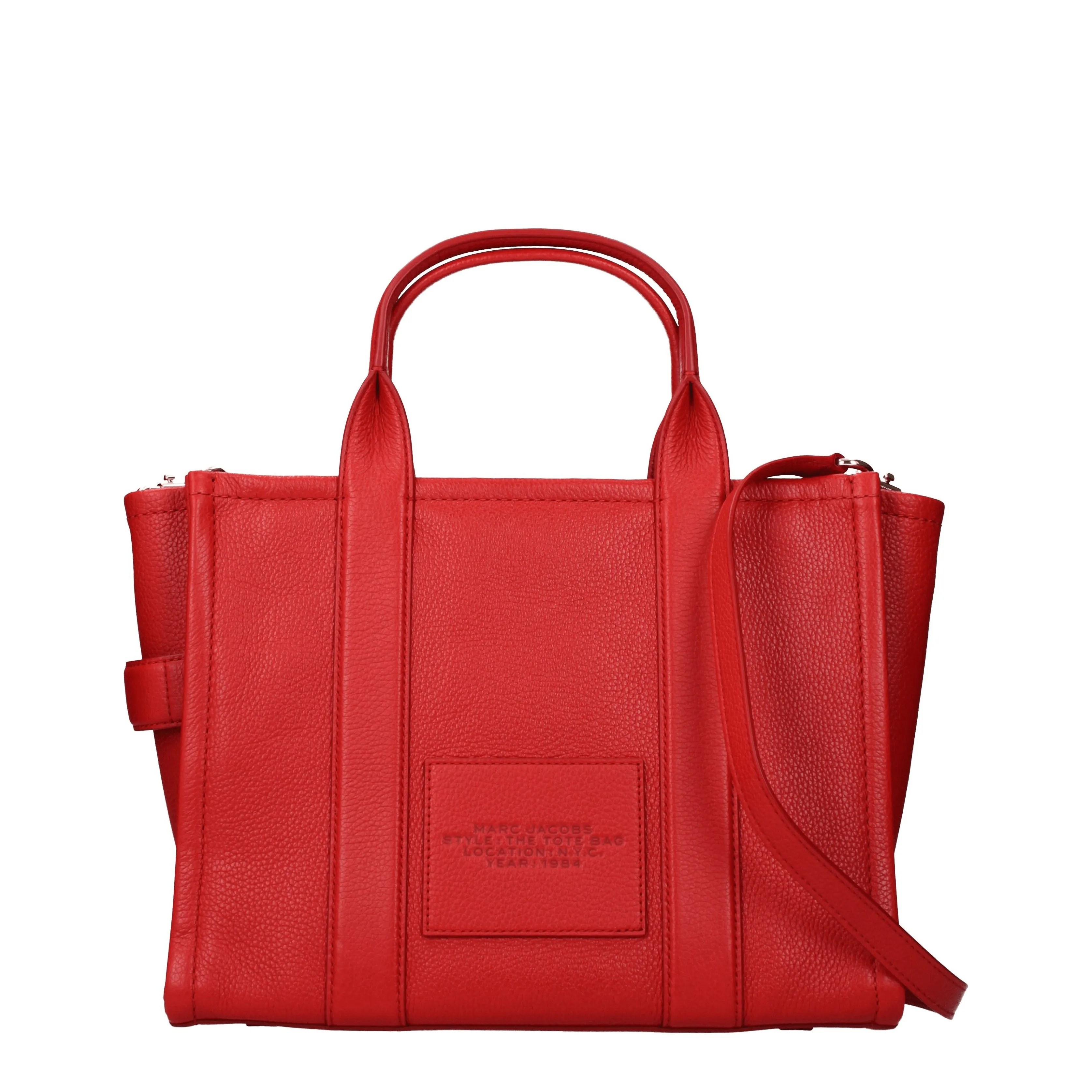 Marc Jacobs Borse a Mano Donna Pelle Rosso/True Red