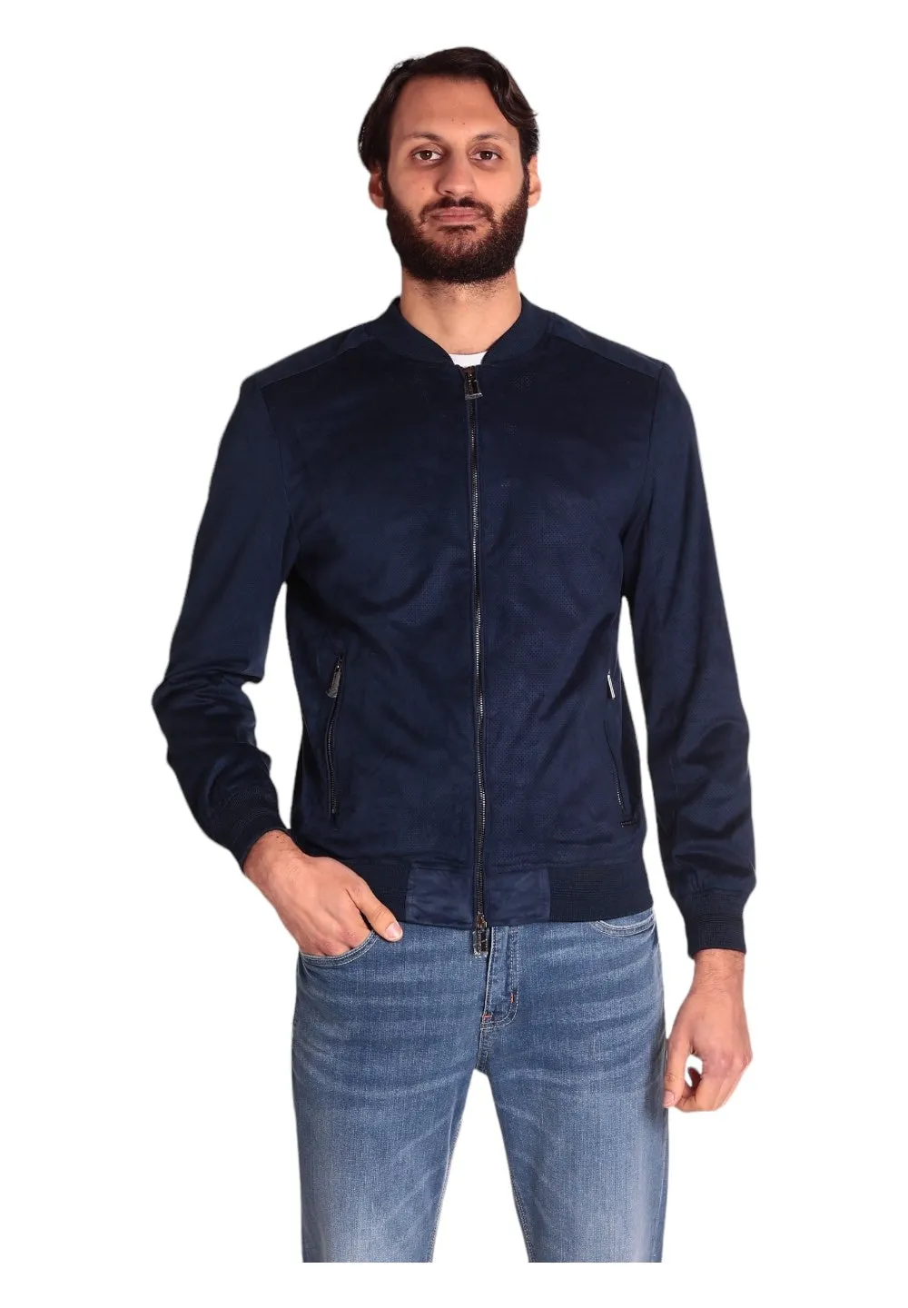 Markup Uomo Bomber MK694008-BLUE Blu