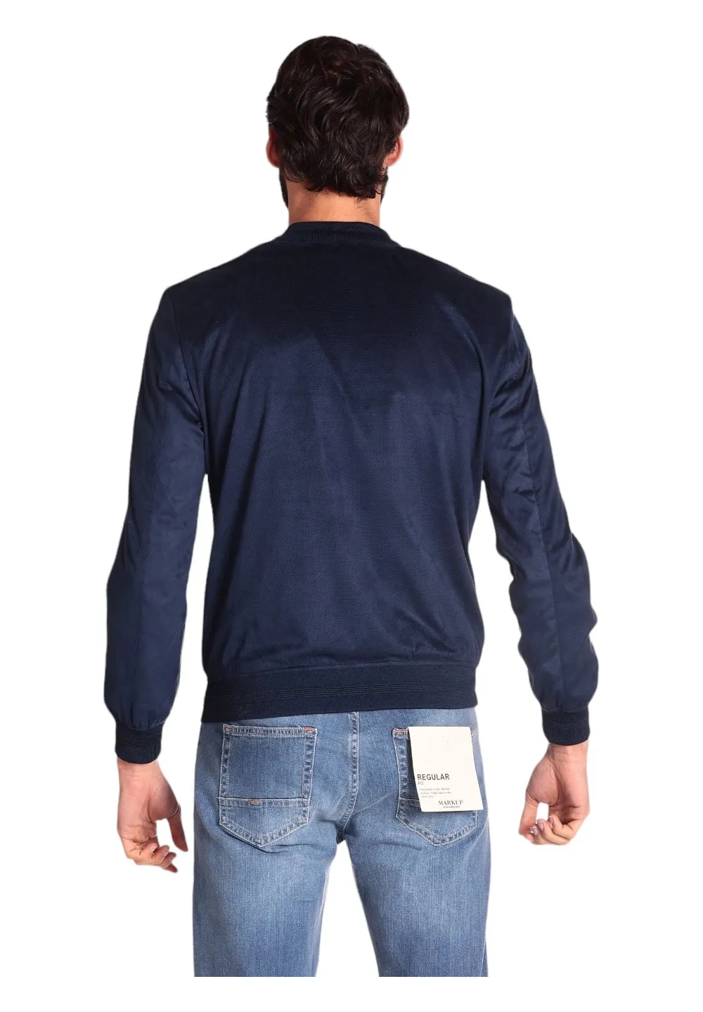 Markup Uomo Bomber MK694008-BLUE Blu