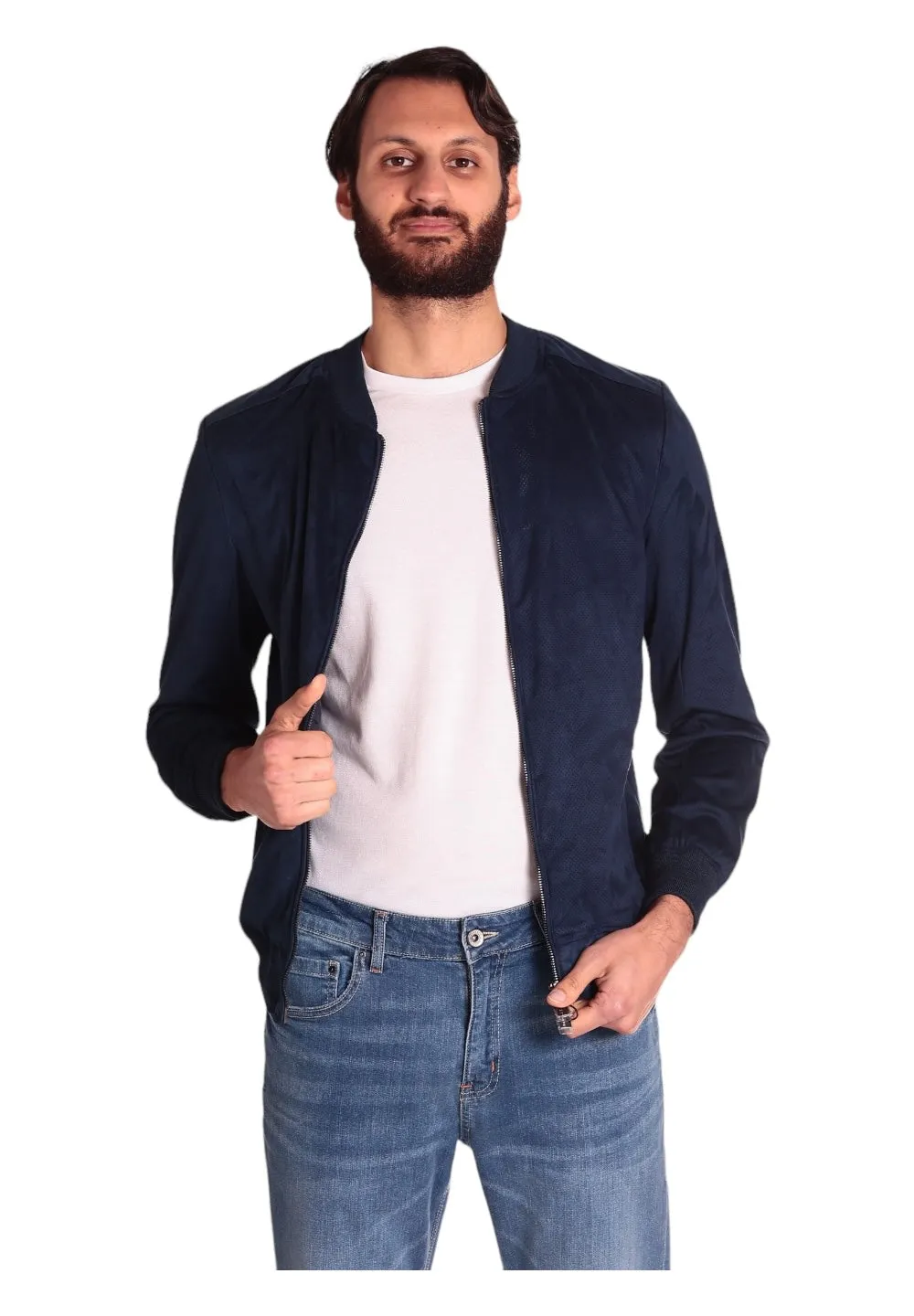 Markup Uomo Bomber MK694008-BLUE Blu