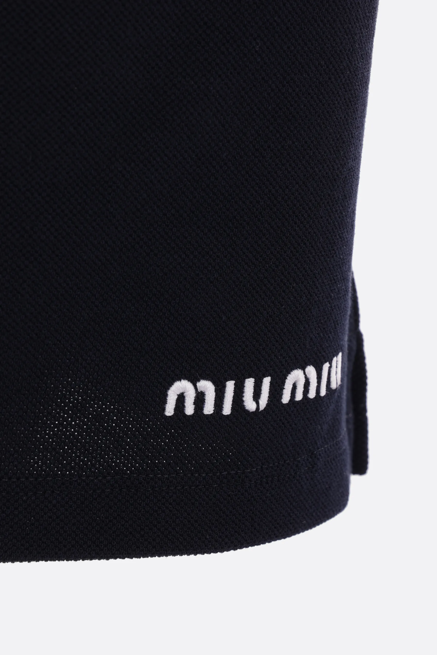  MIU MIU pantalone corto in piquet 