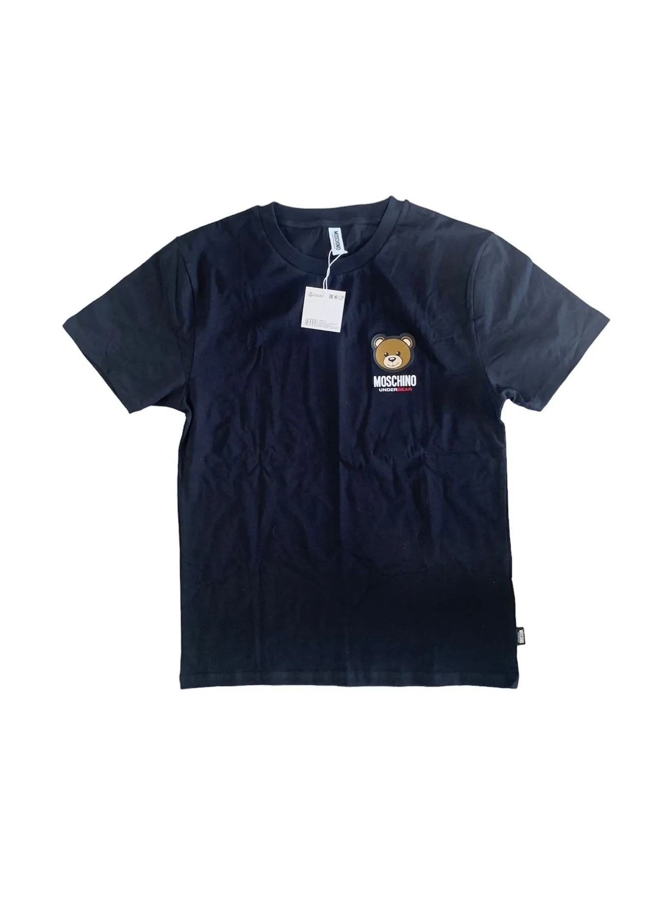 Moschino T-Shirt Mezza Manica New Bear Nera