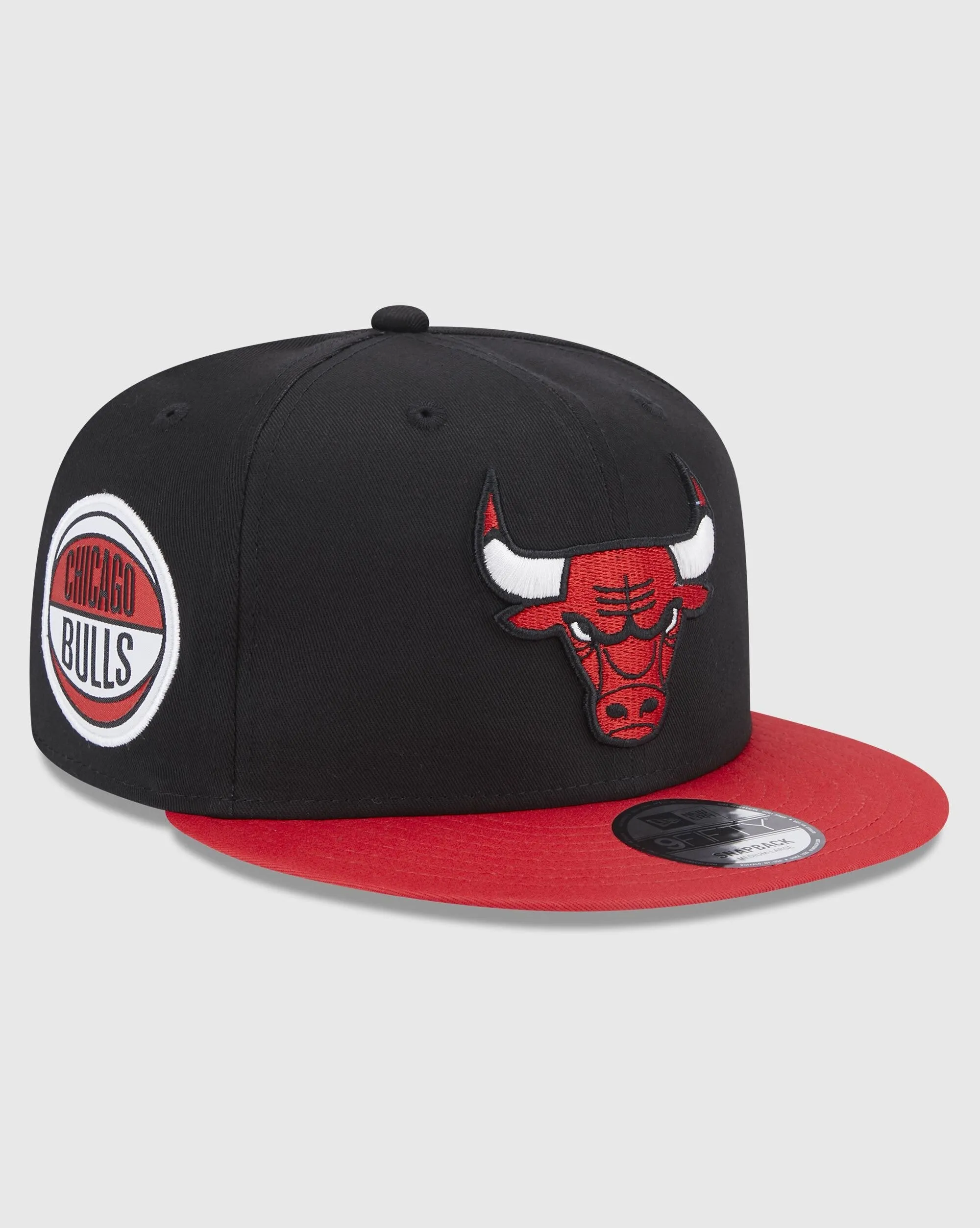 New Era Cappello Contrast Side Patch 9Fifty Chicago Bulls