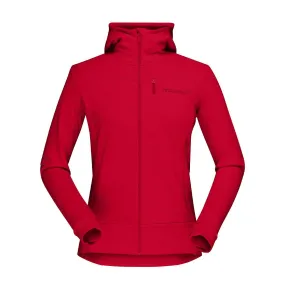      NORRONA PILE FULL ZIP CON CAPPUCCIO FALKETIND WARM WOOL2 STRETCH DONNA  