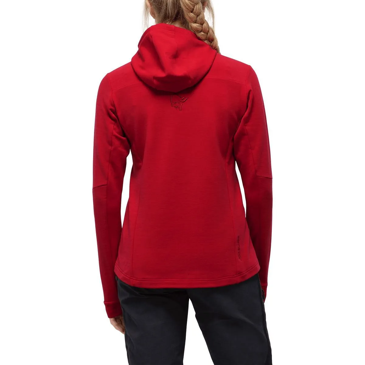      NORRONA PILE FULL ZIP CON CAPPUCCIO FALKETIND WARM WOOL2 STRETCH DONNA  