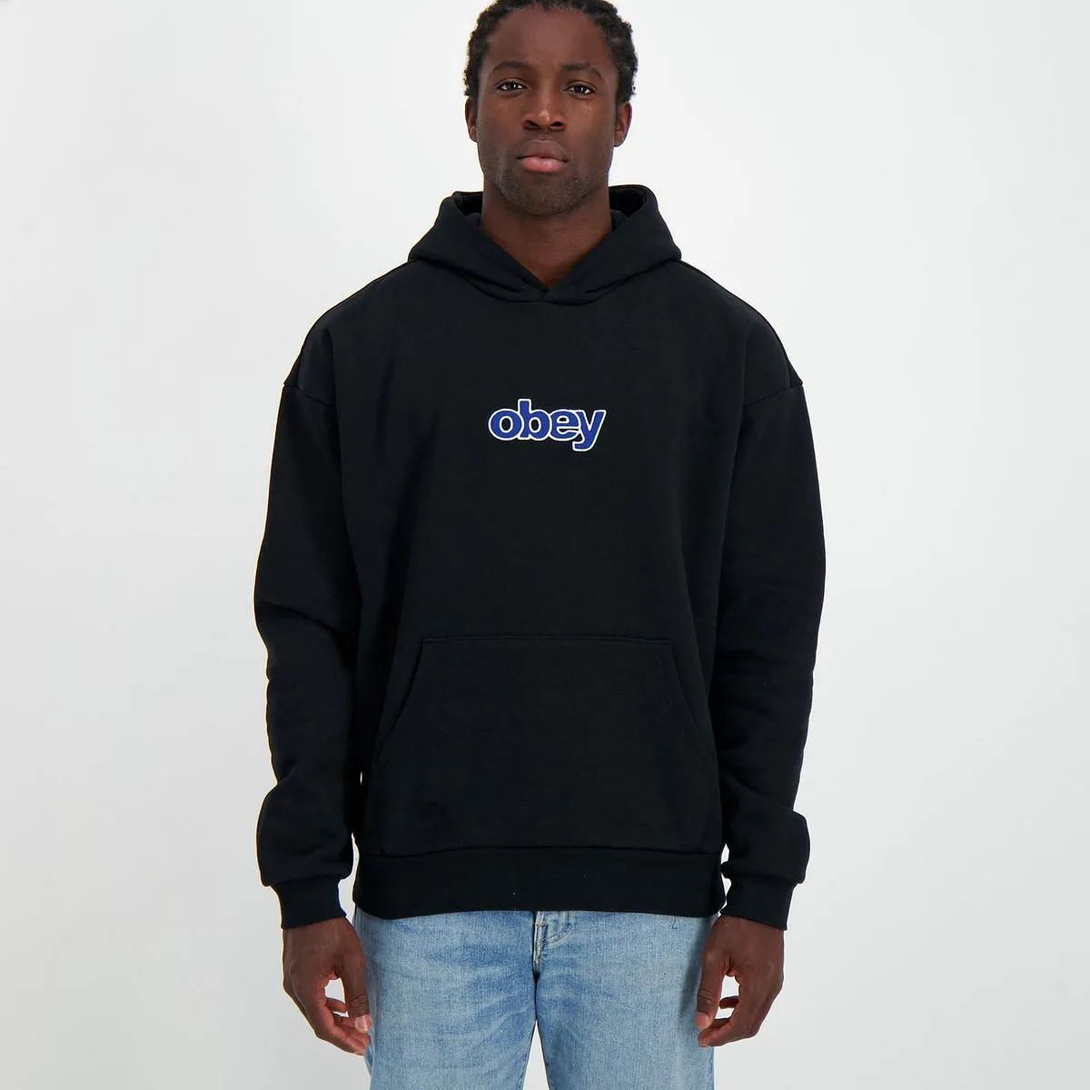      OBEY PILE CAPPUCCIO STACK EXTRA HEAVY HOOD FLEECE  