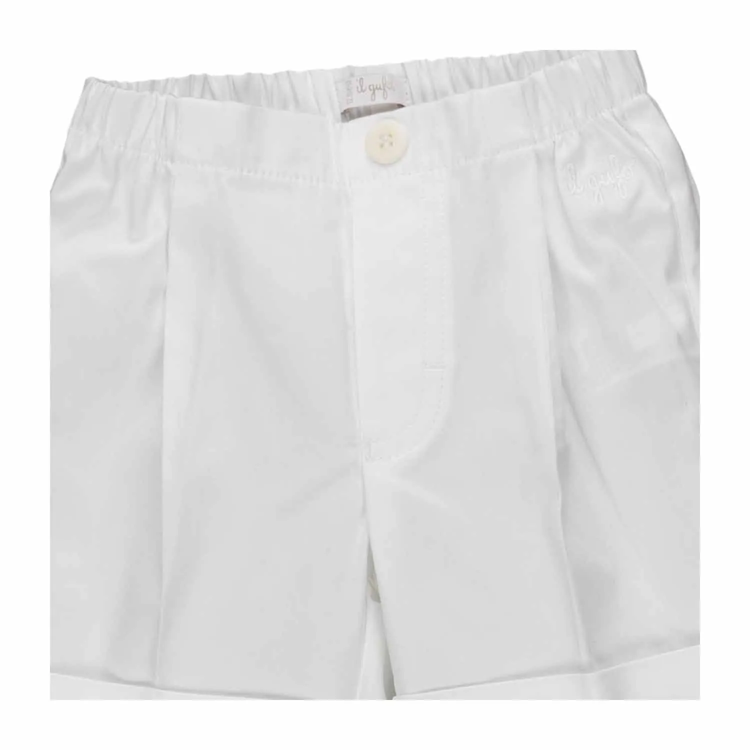 Pantaloncini Bianchi Neonato