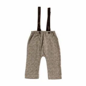 Pantalone Bretelle Neonato Bimbo