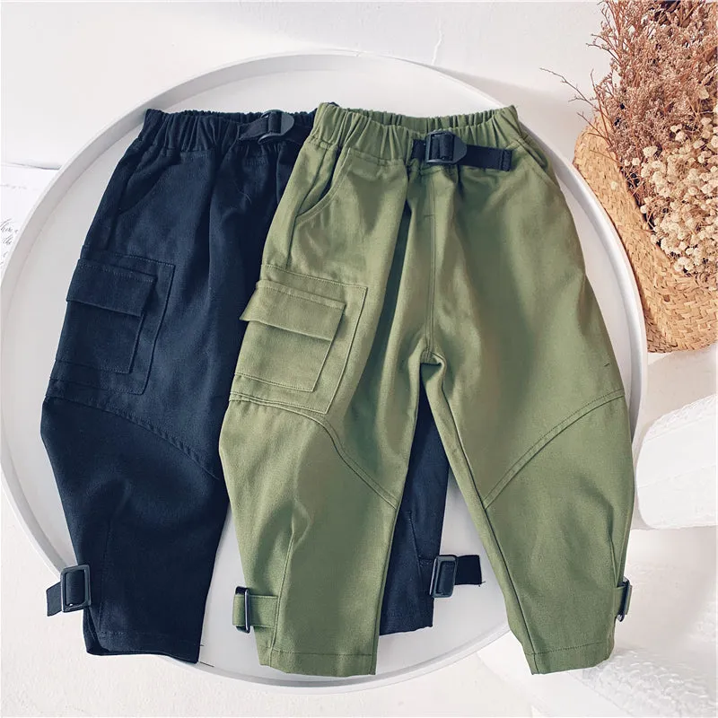 Pantalone casual con tasche per bambini