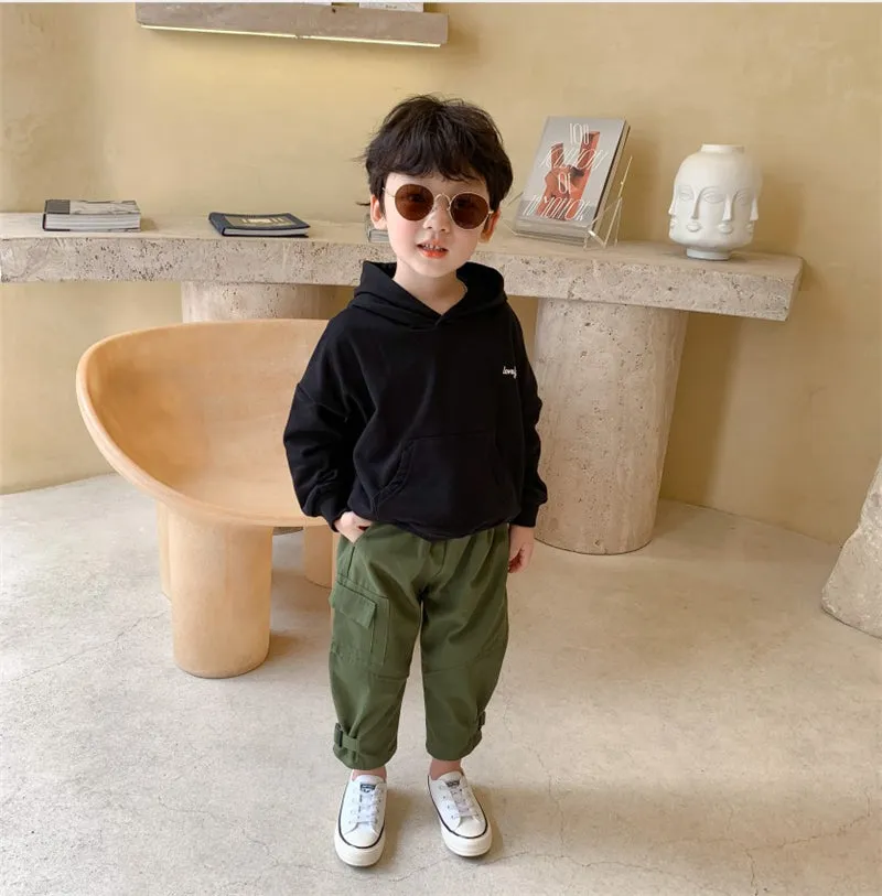 Pantalone casual con tasche per bambini