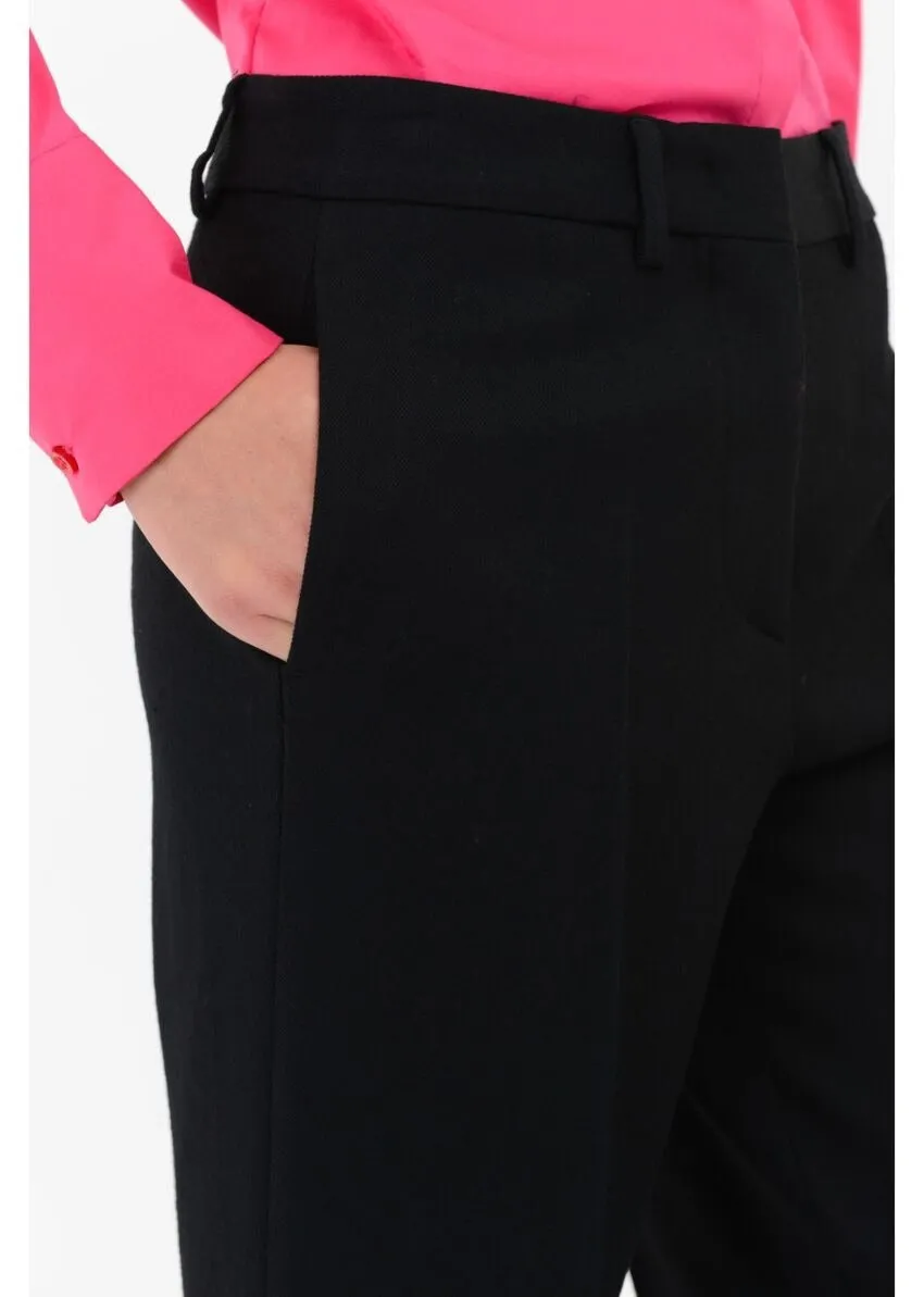 PANTALONE CROPPED LANA VISCOSA