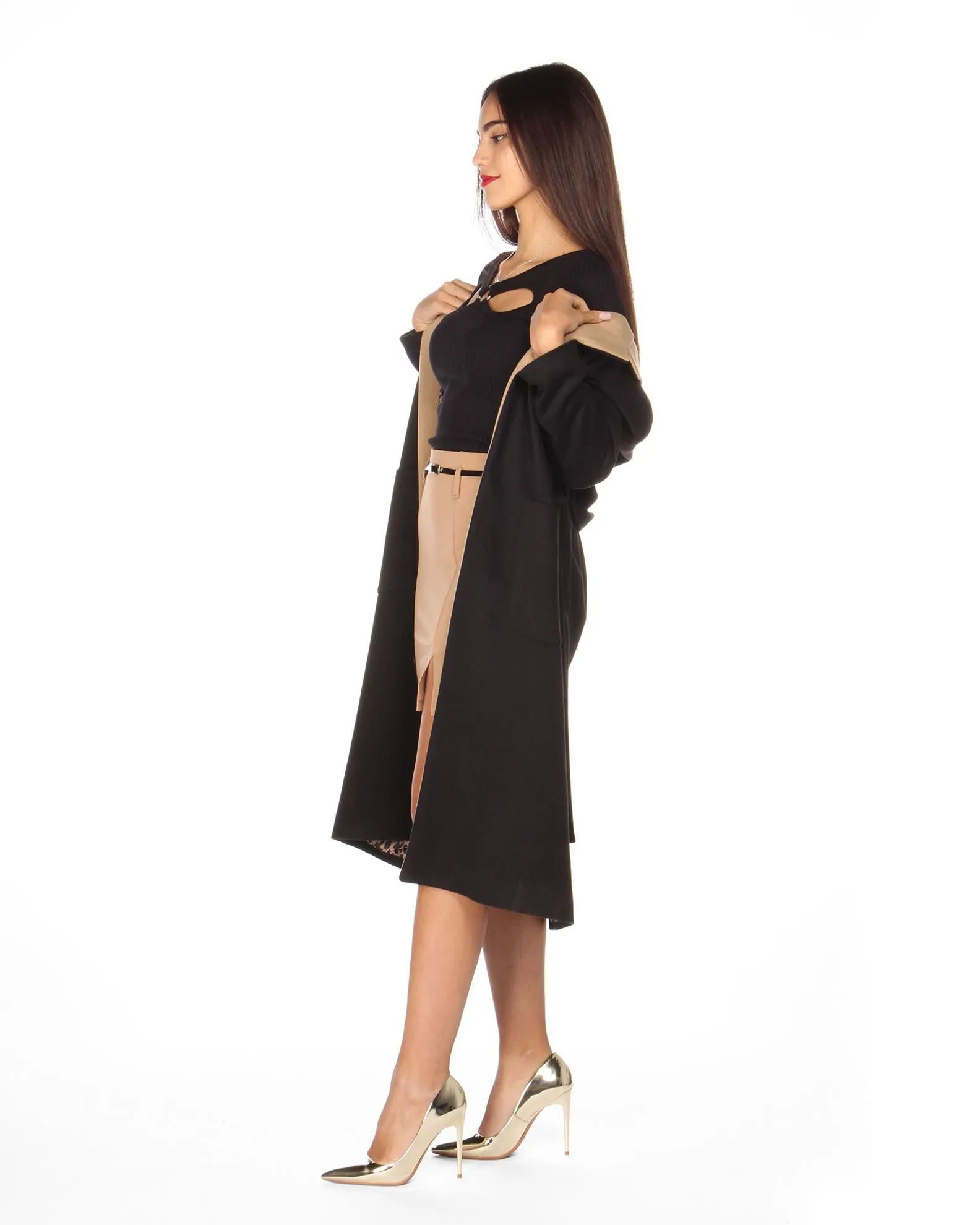 PAQUITA - DONNA CAPPOTTO LUNGO BICOLORE                                            Previous productPAQUITA - DONNA CAPPOTTO DO..