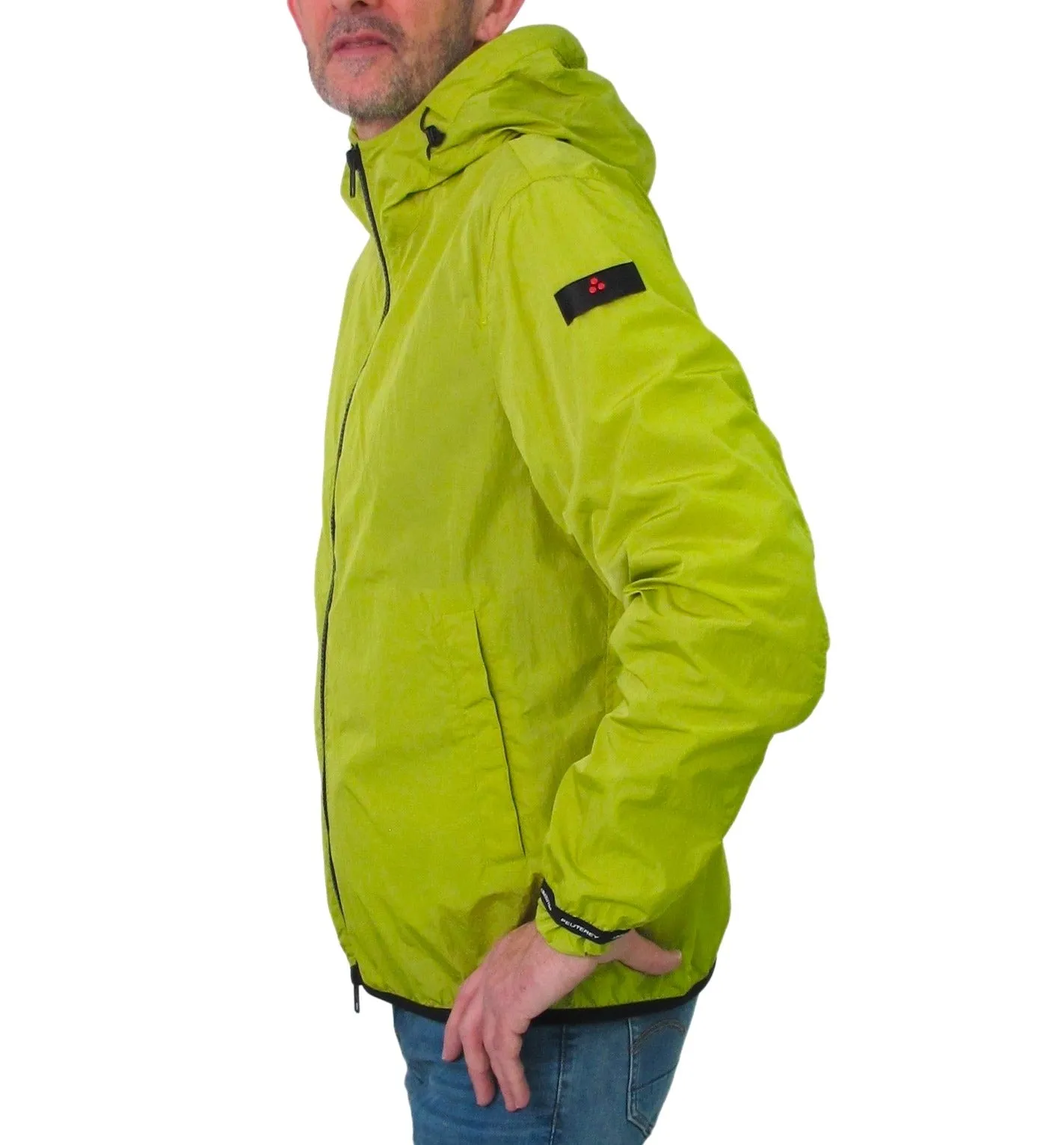 PEUTEREY giubbino uomo bomber NIGLE U PEU477201181834 630 VERDE LIME estate 2023