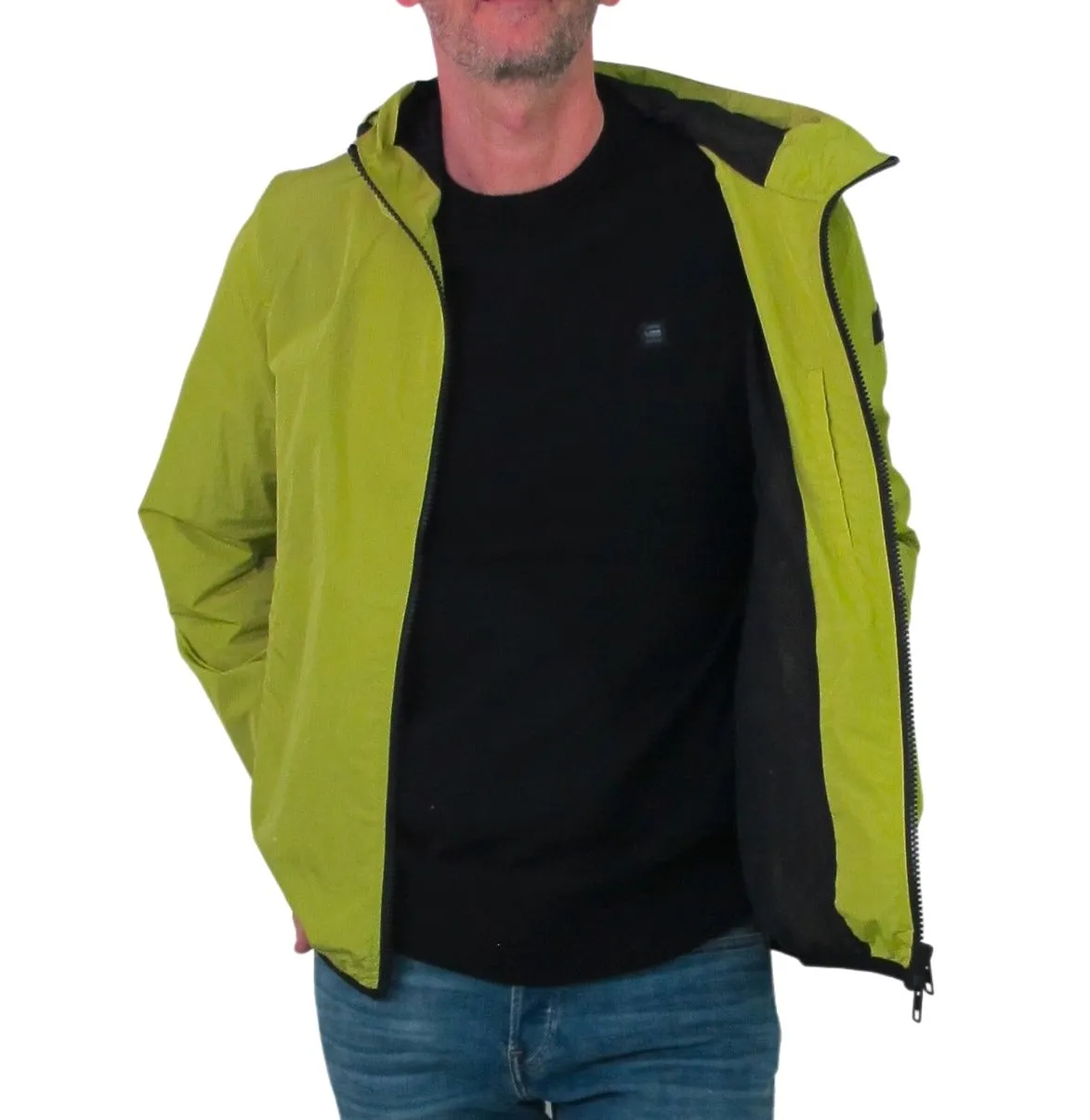 PEUTEREY giubbino uomo bomber NIGLE U PEU477201181834 630 VERDE LIME estate 2023