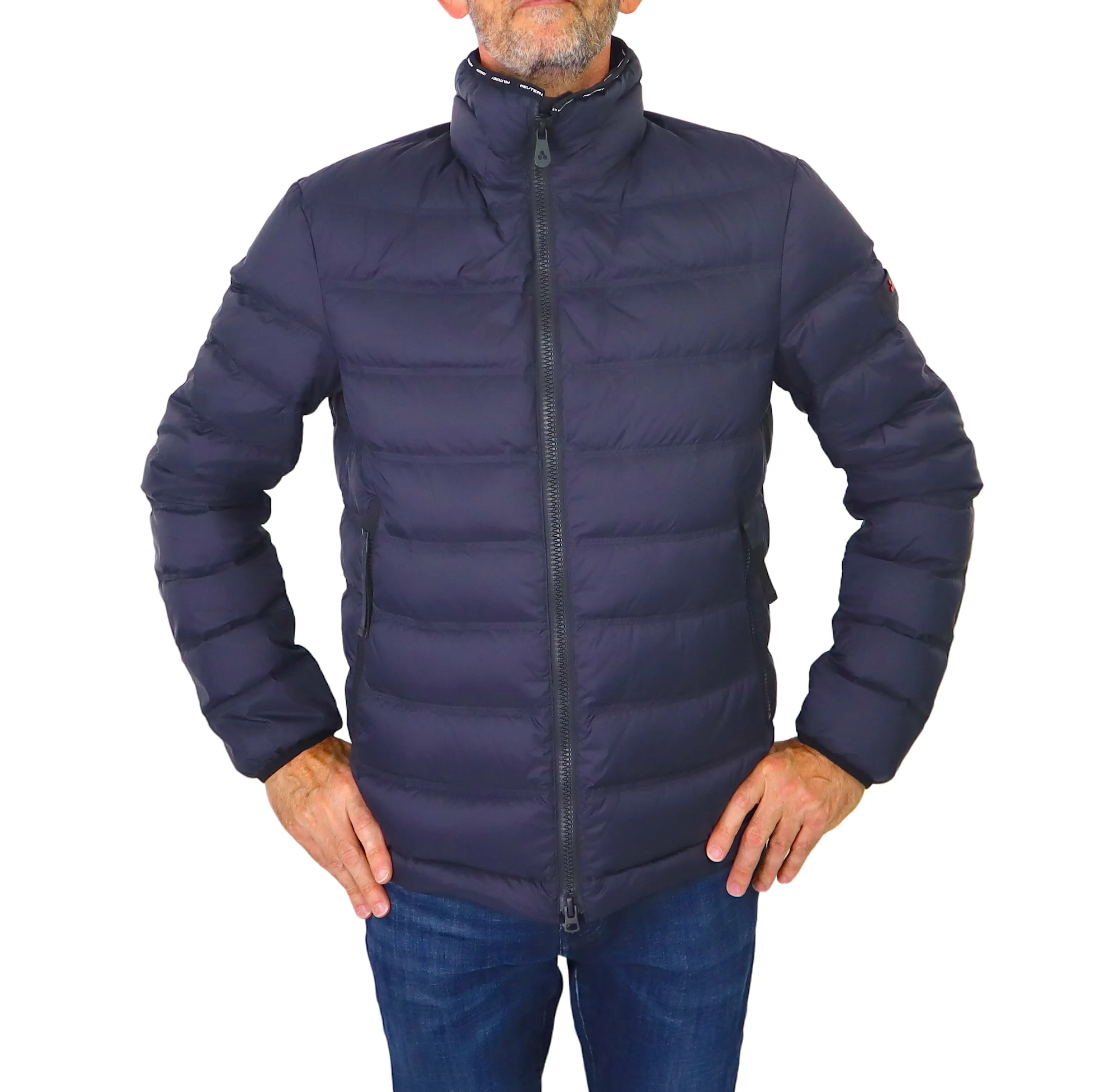 PEUTEREY giubbotto uomo bomber PROSKE KN PEU326301181503 215BL BLU inverno 2023