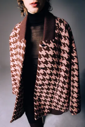 Pink and Chocolate Over-Size Bomber