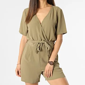 Playsuit con scollo a V