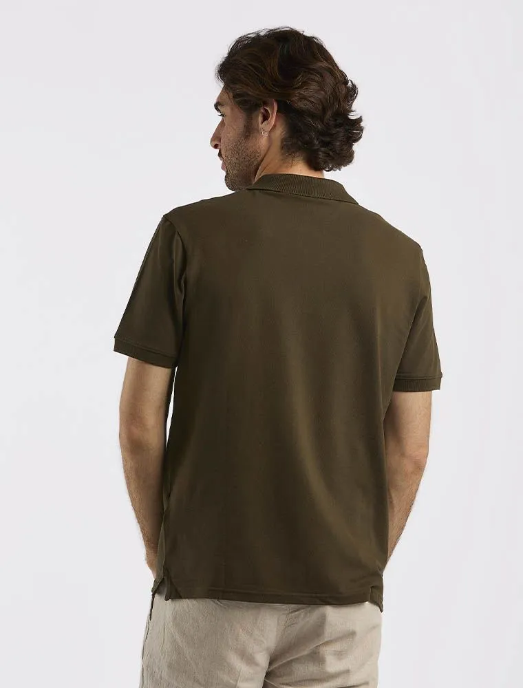 Polo Manica Corta Lyle&scott - Olive