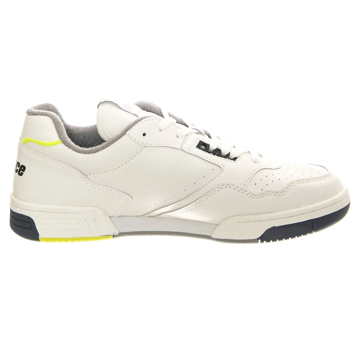 PRINCE FST838 White / Neon Lime - Scarpe Profilo Basso Uomo Bianche    