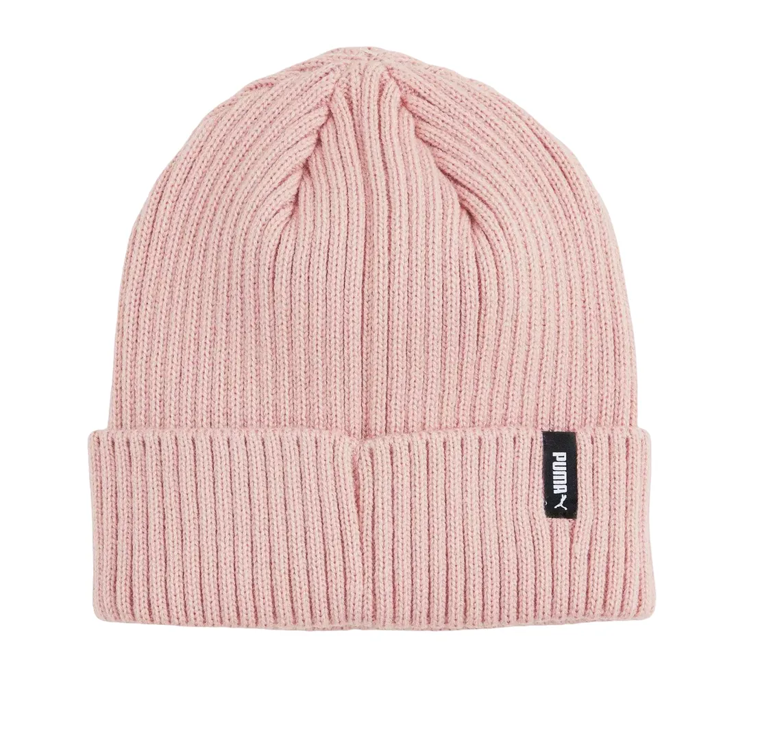 Puma cappello a cuffia a coste con logo petch 024826-04 rosa. Taglia unica