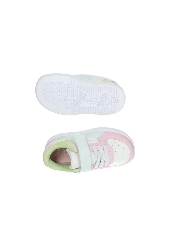 PUMA  SNEAKERS BASSA 394463 BIANCO/ROSA