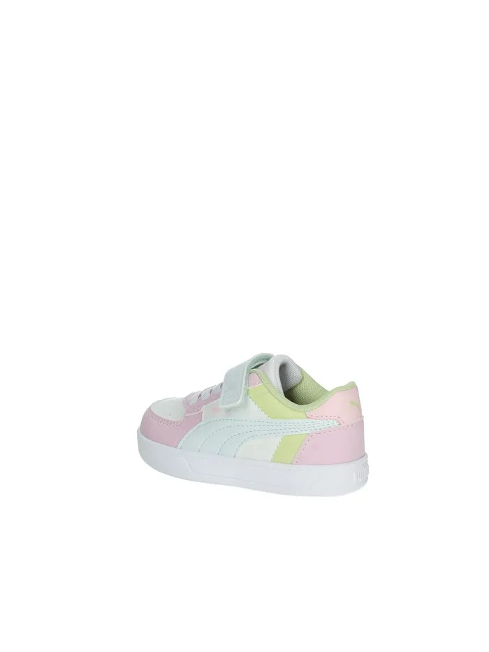 PUMA  SNEAKERS BASSA 394463 BIANCO/ROSA