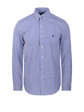  RALPH LAUREN  MEN RALPH LAUREN BLUE COTTON SHIRT