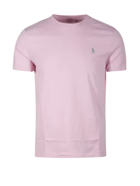  RALPH LAUREN  MEN RALPH LAURENT PINK COTTON T-SHIRT