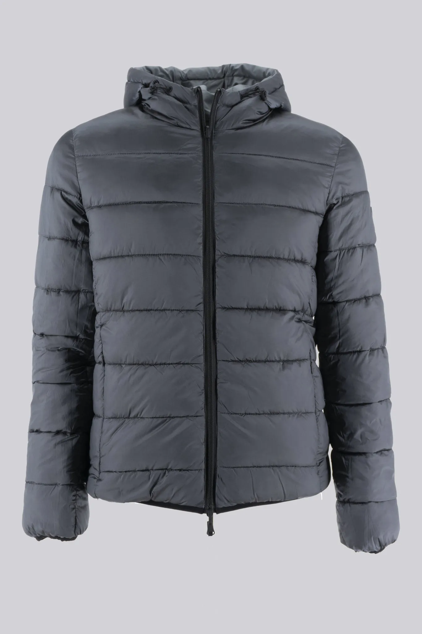 Reversible Short Down Jacket / Grey