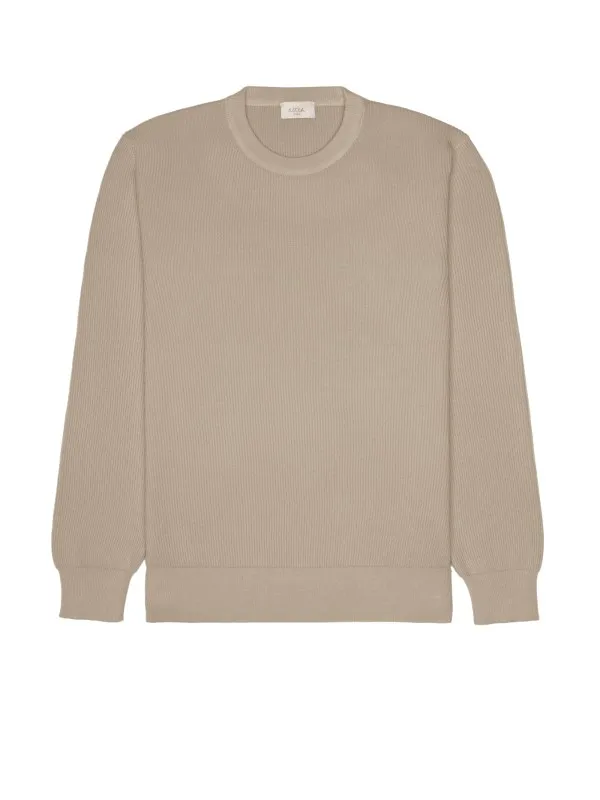 Ribbed turtleneck sweater