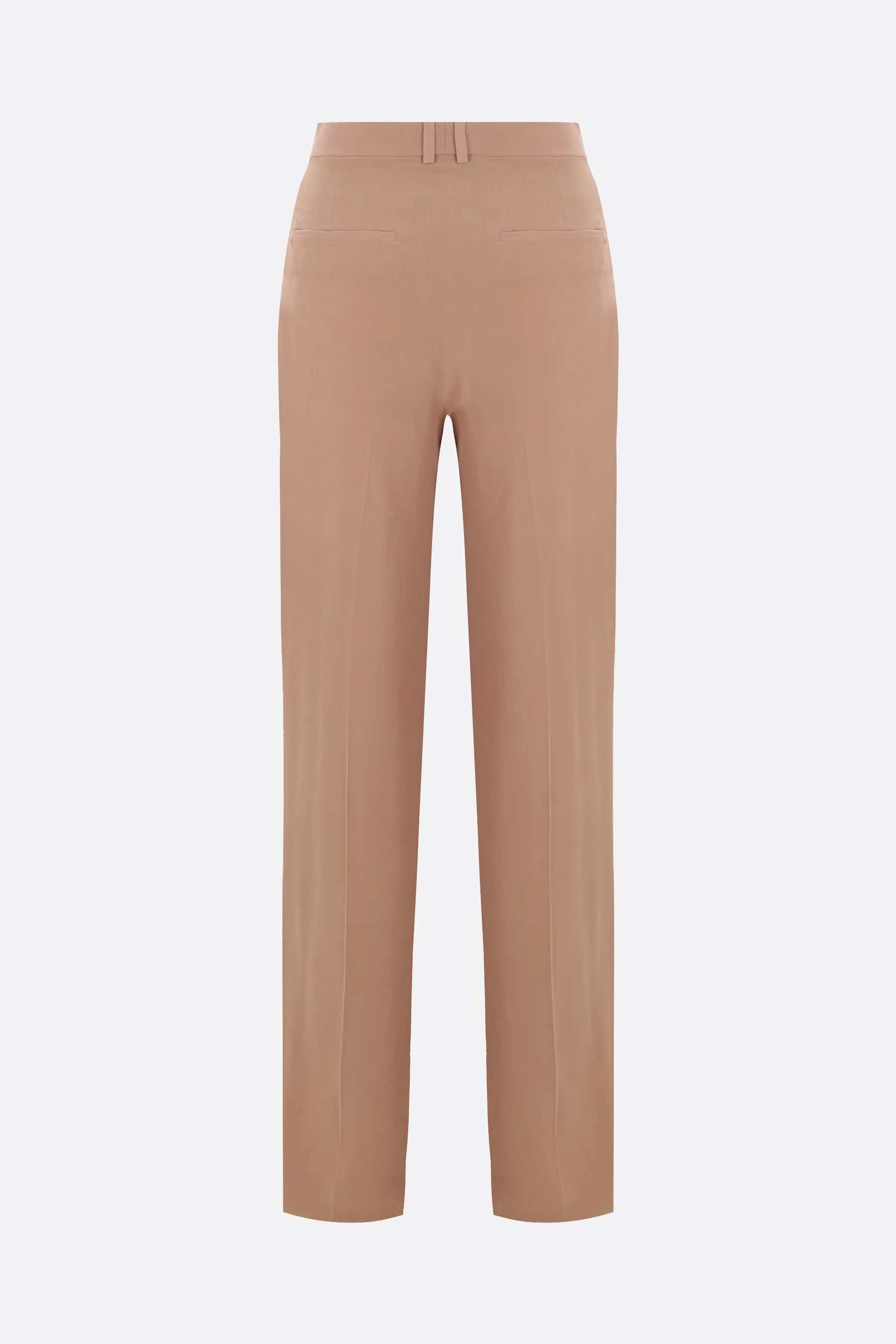  SAINT LAURENT pantalone a gamba dritta in crepe 