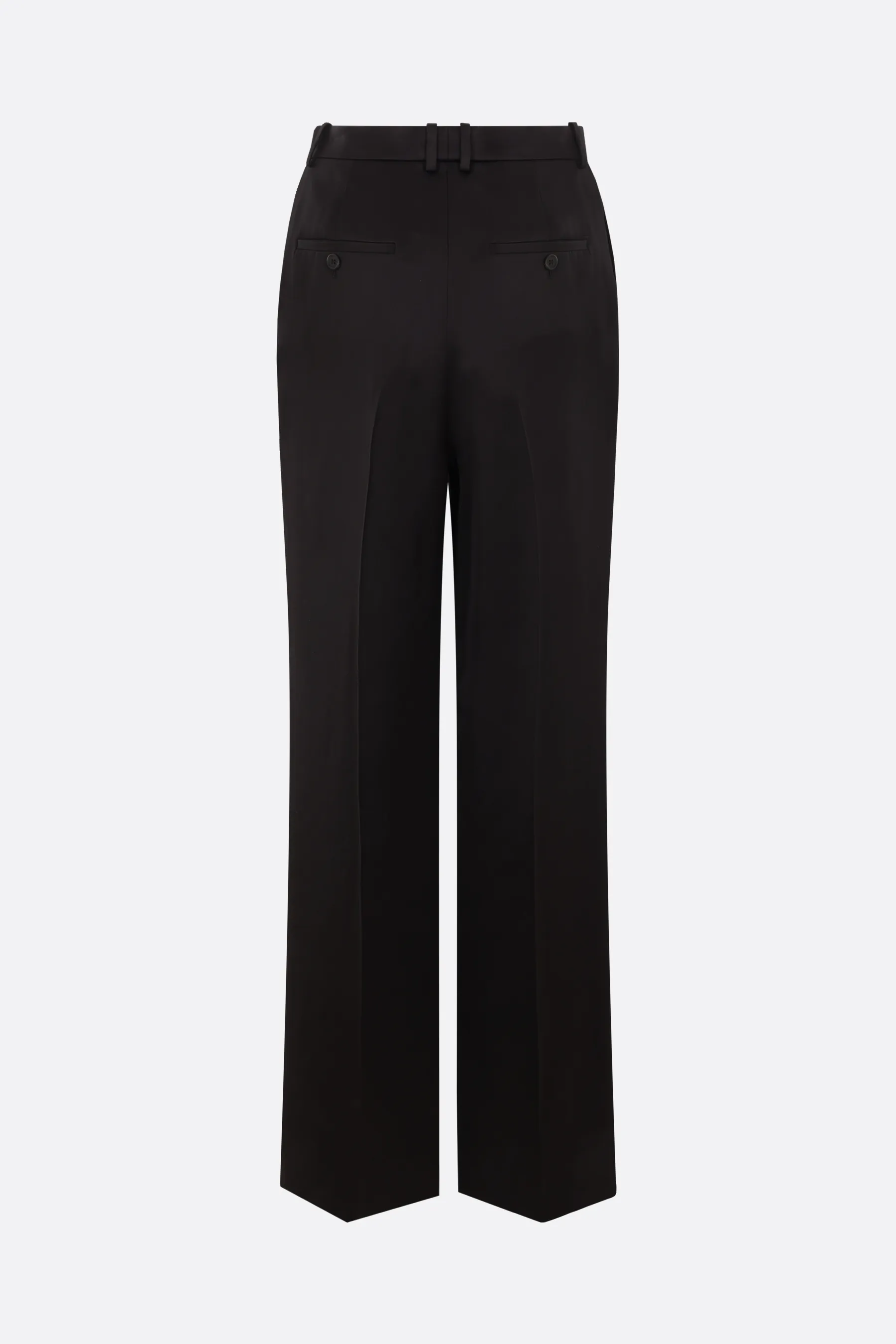  SAINT LAURENT pantalone a gamba dritta in raso 