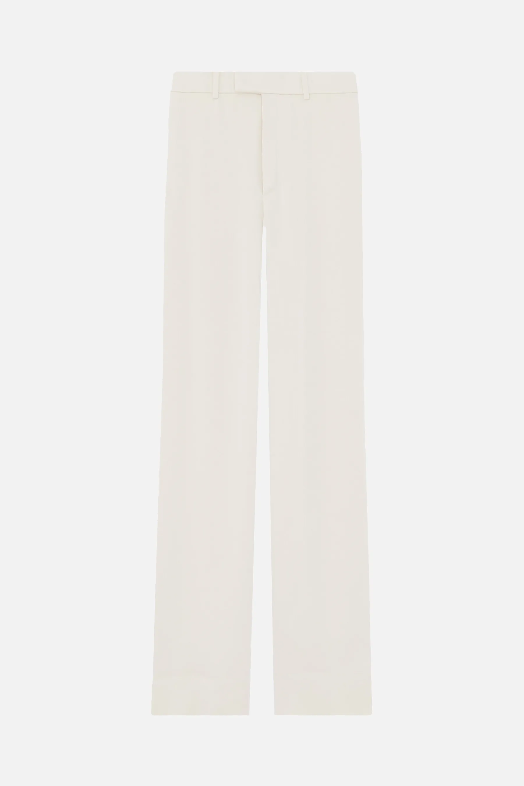  SAINT LAURENT pantalone a gamba larga in crepe envers satin 